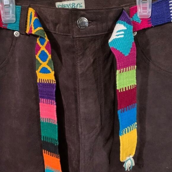 Plus size St. John’s Bay washable suede chocolate brown pants size 16 - Picture 2 of 12